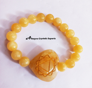 Pulsera de Cuentas de Aventurina Amarilla Metafísica Ajustable Hecha a Mano de Primera Calidad, Compre al por Mayor en AMAYRA CRYSTALS - Product Image 4