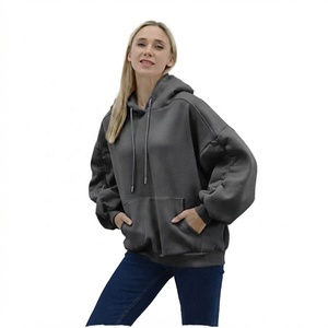 Custom Made High Quality <b>Women's</b> Black <b>Long</b> Length Over sized <b>Hoodie</b> Pullover Sweatshirt Anti-shrink Winter <b>Hoodie</b> <b>for</b> <b>Women</b> - Product Image 6