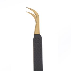 Pince à cils en acier inoxydable pour salon et soins cosmétiques, outil professionnel de beauté pour les cils, pour le coiffage et l'entretien. - Product Image 2