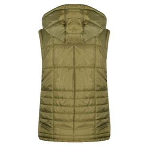 Venta al por mayor personalizado ligero sin mangas chaleco acolchado para hombres transpirable a prueba de viento al aire libre trabajo chaleco acolchado capucha Casual - Product Image 4