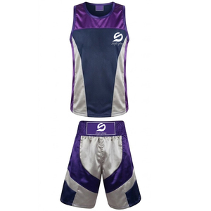 Uniforme de Entrenamiento de Boxeo Personalizado, Ropa Deportiva de MMA, Diseño OEM Personalizado, Conjunto de Uniformes de Boxeo Profesionales - Product Image 2