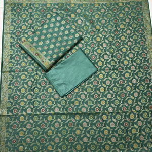 Costume en soie pure Banarasi 3 pièces jaal - Product Image 1