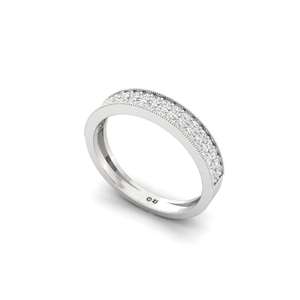 Anillo Minimalista con Diamante CVD de una Sola Piedra, Joyería Elegante y Clásica para Mujer, Regalo de Boda, Compromiso o Aniversario - Product Image 4