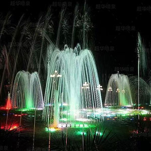 Fuente Musical de Acero Inoxidable Personalizada de Fábrica para Exteriores con Luces RGB LED Decorativas para Estanques de Jardín y Lagos Comerciales - Product Image 1