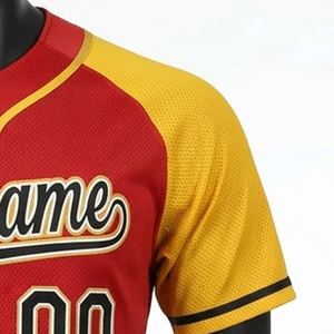 Maillot de baseball professionnel à boutons, fabricant de vêtements de sport sur mesure, fournisseur de maillots de baseball personnalisés pour équipes sportives - Product Image 5