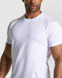 T-shirts de sport pour homme, coupe slim, séchage rapide, respirants, logo personnalisé, 180 g/m², course en plein air, décontractés. - Product Image 5