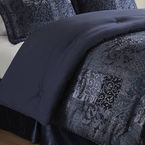Set Copripiumino King Navy 4 Pezzi - Product Image 4