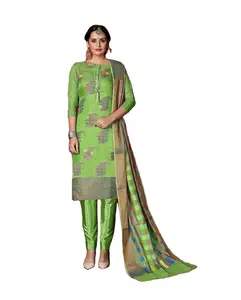 Banarasi Salwar 정장 Banarasi Dupatta 의류 디자인, 인도 디자이너 의상, 드레스 Chudidar Salwar 세트 여성 RoyalExport