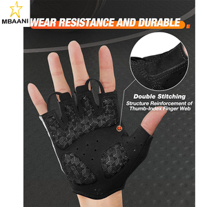 GEL <b>Pad</b> Cycling Gloves for Men & Women, Workout Gloves with <b>Cushion</b>, Breathable, Grip, Biking, Weight Lifting Training, Fitness - Product Image 4