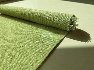 Tapete de Ejercicio Plegable de Algodón Verde, Rectangular, Antideslizante, con Base Tejida a Mano, 5MM de Grosor, Estilo Contemporáneo, para Uso en el Hogar y Viajes - Product Image 5