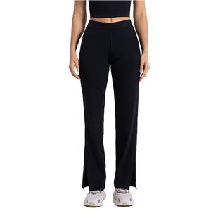 Pantalones de Yoga Acampanados para Mujer, de Pierna Ancha y Cintura Alta con Cordón Ajustable, Estilo Jogger, Ropa Deportiva, Novedad - Product Image 2