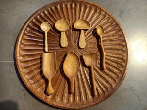 Premium Wooden Spoon <b>Kitchen</b> Utensil for Cooking Mixing Baking and Restaurant <b>Table</b> Service - Product Image 4