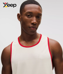 เสื้อกล้ามออกกำลังกายผู้ชาย XEEP รุ่น XC-GTT-49 คุณภาพสูง ระบายอากาศได้ดี แห้งเร็ว พิมพ์ลายแบบ Heat-Transfer ผ้าถัก 100% คอตตอน คอกลม ด้านหน้า - Product Image 3