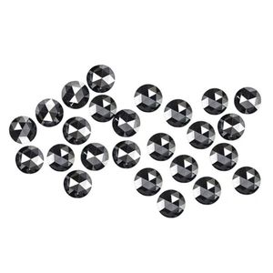 Diamant noir cultivé en laboratoire, taille brillant ronde de 4 mm, diamant non monté pour la fabrication de bijoux - Product Image 3