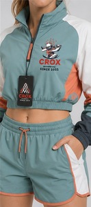 Ensemble coupe-vent décontracté pour femme, veste et short légers et confortables, tenue de sport élégante et résistante 2-en-1 - Product Image 5