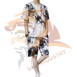 Ensemble deux pièces personnalisé sublimé style streetwear, dernière tendance, décontracté, manches courtes, respirant, haute qualité pour homme - Product Image 5