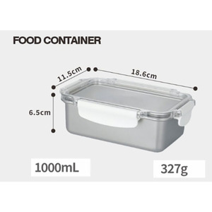 Stainless steel <b>kitchen</b> <b>storage</b> <b>boxes</b> Food <b>Storage</b> Containers with Locking Lids - Product Image 5