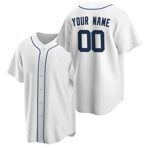 Latest Design Baseball Jersey Wholesale <b>Blank</b> New Fashion 100% Polyester Men Baseball Jersey For Online Sale - Product Image 3