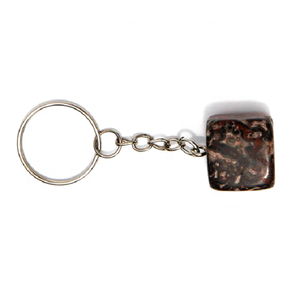 พวงกุญแจควอตซ์หินธรรมชาติลายเสือดาวสำหรับผู้ค้าส่ง,พวงกุญแจคริสตัลพลอยบำบัด - Product Image 4