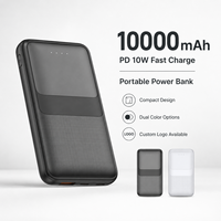Batería Externa de 10000 mAh al por Mayor, Cargador de Batería Externa de 10000 mAh, Logotipo OEM ODM para Promoción Minorista, CE RoHS FCC de Fábrica