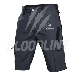 Pantalones Cortos Cargo para Hombre Bloodline, de Secado Rápido, Tela Oxford, Estilo Workwear, Logotipo Frontal Impreso, Cintura Media - Product Image 2