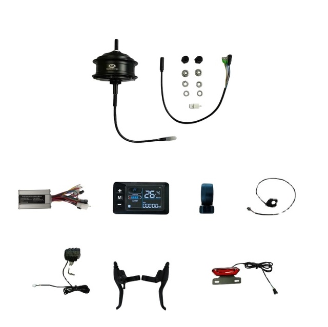 26" 36V 250W Ebike Kit with LCD Display and Bicycle Electric Motor