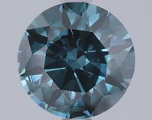 Diamante Cultivado en Laboratorio de Corte Redondo de 1.53 Ct, Color Verde Intenso, Claridad SI2, Certificado IGI, Diamante Suelto CVD al por Mayor para la Fabricación de Joyas - Product Image 1