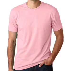 T-shirt pour homme de style sportif à col rond avec logo personnalisé, respirant, ajusté, pour le fitness, couleur bordeaux, col rond, en coton - Product Image 4