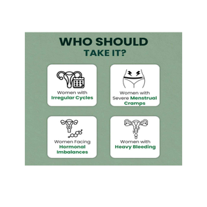 Formule Healthy Cycles avec Shatavari Lodhra Ashoka pour soulager les douleurs menstruelles, l'équilibre hormonal, un flux régulier et la santé menstruelle - Product Image 5