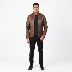Chaquetas de mezclilla y cuero de alta calidad con el último estilo de moda para hombre y chaqueta de colores sólidos con el nuevo diseño más reciente para hombre - Product Image 6