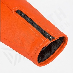 Blouson de moto en cuir véritable pour hommes, grande taille, imperméable, coupe-vent, pour l'hiver, vêtements de sport pour la course à moto, le meilleur - Product Image 6