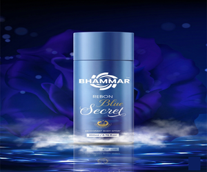 Bhammar Blue Secret, Eau de Toilette de Lujo, Aroma Fresco, Formato Líquido, Desodorante de Larga Duración, Modelo BP001 Gujarat - Product Image 3