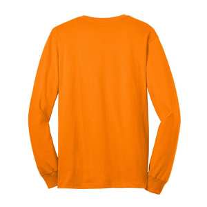 Camiseta de seguridad de manga larga naranja de alta visibilidad ANSI Clase 1, impermeable, de poliéster y seda, modelo 2026 al por mayor - Product Image 5