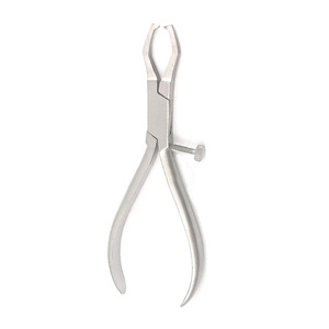 Pince manuelle de retrait de couronnes dentaires en métal, classe I, 2 pièces, 3 mâchoires, positionnement moleté, GRIPO, argent, certifiée CE MM-0826-82 - Product Image 3