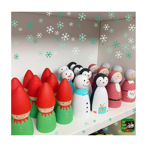 ชุดตุ๊กตาไม้คริสต์มาส ตุ๊กตาโนม ซานต้า เพนกวิน มนุษย์หิมะ แบบทาสี ตุ๊กตาไม้ขายส่ง ตุ๊กตาไม้เวียดนาม ตุ๊กตาไม้ธรรมชาติ - Product Image 1