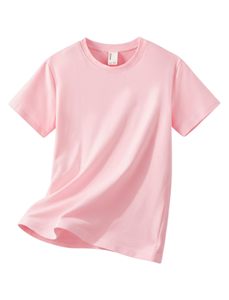 Camiseta de punto de poliéster 100% de manga corta con cuello redondo para hombre, ajuste regular casual, color liso blanco y amarillo, anti-bolitas en la parte delantera. - Product Image 2