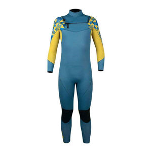 Combinaison de plongée pour homme avec logo personnalisé imprimé, néoprène 3 mm, combinaison intégrale, fermeture éclair au dos, étanche, plongée libre, surf, natation, OEM - Product Image 1