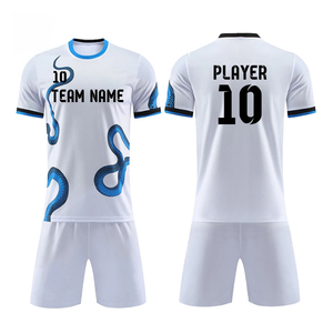 France Men's Adult Soccer Jerseys Uniform Set Football Shirts Shorts Custom 100% <b>Polyester</b> Eco-Friendly Anti-Bacterial - Product Image 1