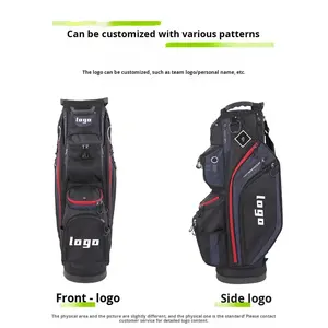 Waterproof Lightweight Unisex <b>Half</b> <b>Set</b> <b>Golf</b> <b>Club</b> Carry Bag Nylon Stand Cart Bag Thick Shoulder Strap Large Capacity Custom Logo - Product Image 2