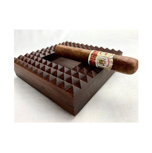 Cendrier en bois avec insert en acier inoxydable, design élégant pour cigarettes, cendrier sans fumée avec couvercle, durable et élégant pour la maison - Product Image 3