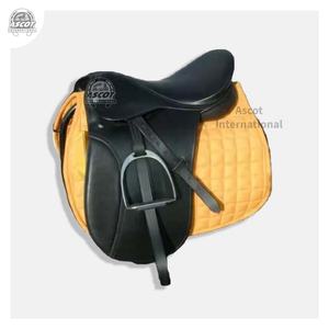 Vente en gros de selle de cheval de dressage anglais Selle en cuir véritable logo personnalisé meilleur vendeur indien - Product Image 3