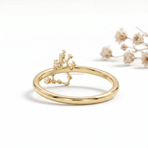 Bague Signe Astrologique Sagittaire Premium Or Diamant Bijou Voyage Tendance Indispensable 2026 - Product Image 3