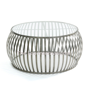 Stylish Metal And Glass Coffee <b>Table</b> New Design Customized Decorative <b>Nesting</b> <b>Table</b> New Arrival Luxury Home Furniture - Product Image 3