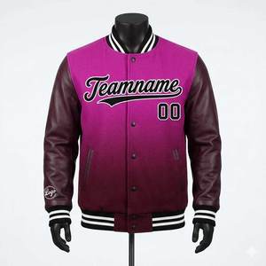 Customized Casual Wear <b>Men's</b> Varsity <b>Jackets</b> Premium Quality <b>Men</b> Baseball <b>Jacket</b> Available in Different Colors Varsity <b>Jacket</b> - Product Image 1
