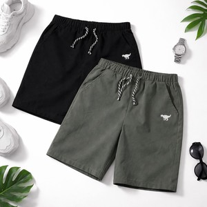 Shorts d'été personnalisés OEM ODM pour garçons, en coton léger et respirant, à motif floral, style urbain tendance, pantalons pour enfants - Product Image 2