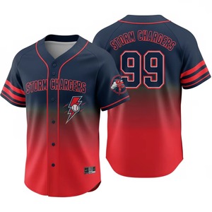 Jersey Baseball Amerika Jahitan Bordir untuk Pria Wanita Anak-anak, Jersey Custom Ukuran USA, Pakaian Tim, Jersey Softball - Product Image 6