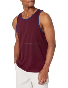 Wholesale 100% Cotton Custom tank <b>Tops</b> High Quality Street Wear <b>Muscle</b> Fit Ribbed tank <b>Tops</b> <b>Men</b> Gym Workout Sleeveless tank <b>Top</b> - Product Image 4