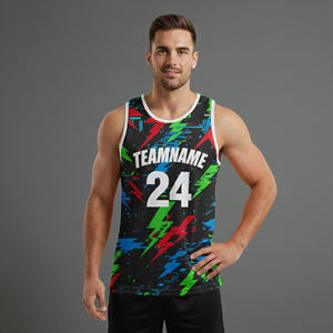 Maillot de basketball respirant à séchage rapide, sublimé, grandes tailles, OEM/ODM, vente en gros, design personnalisé, impression de haute qualité - Product Image 4