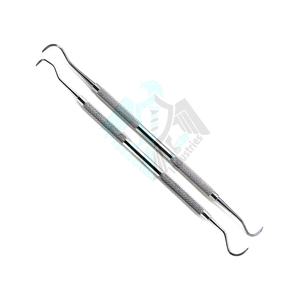 Haute qualité dentaire chirurgical 3/4 Curette Curetage enlèvement de kyste Instruments de débridement emballage personnalisé fabriqué par Pissco - Product Image 6
