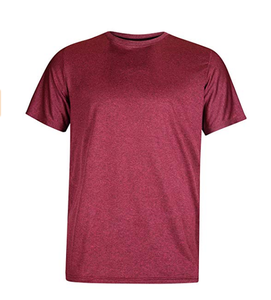 T-shirt personnalisé à col rond et manches courtes pour homme, motif lettres, en polyester/coton peigné, écologique, impression de logo en gros - Product Image 2